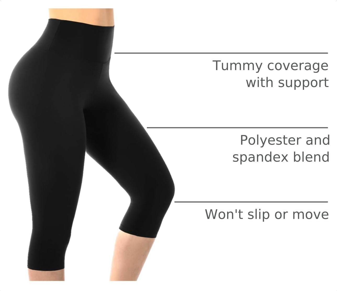 Walifrey Capri Leggings for Women