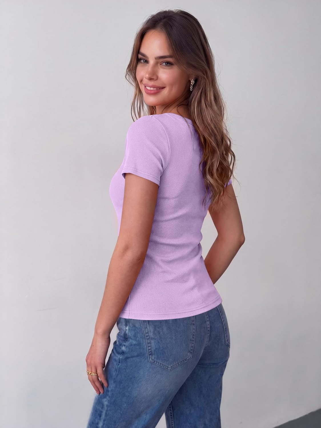 Zeagoo Womens Tops Short Sleeve