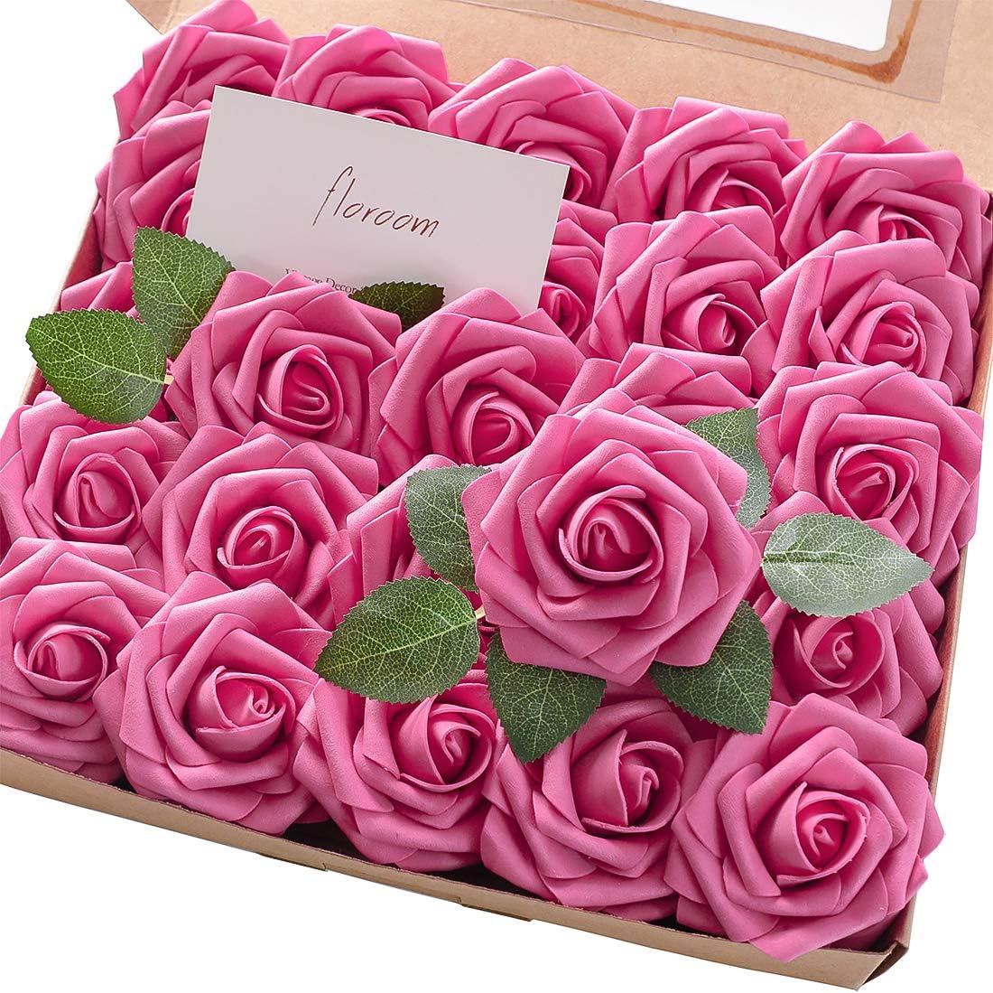 Floroom Artificial Flowers 25pcs Real