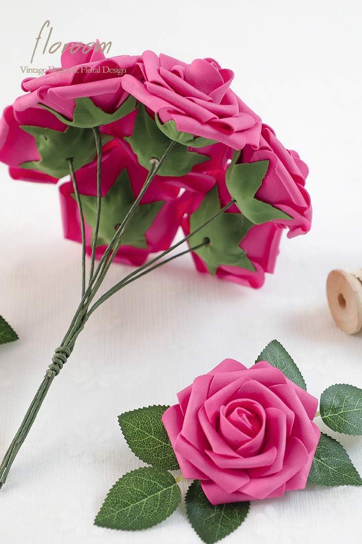 Floroom Artificial Flowers 25pcs Real