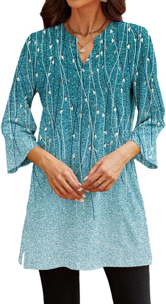 Poetsky 3/4 Length Sleeve Womens