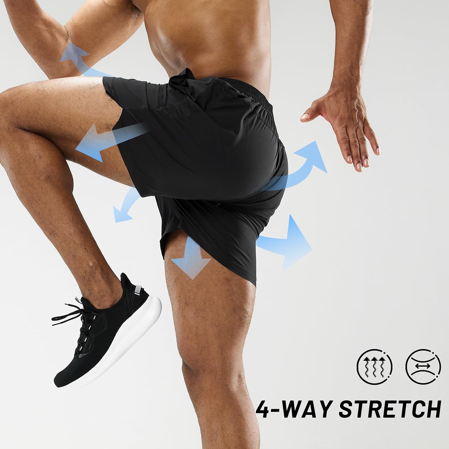 MIER Men's 5 Inch Inseam