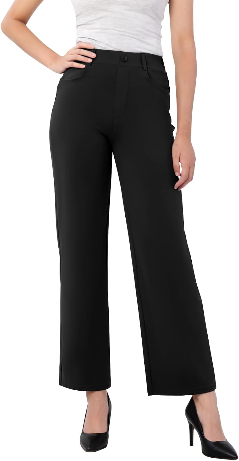 Womens Wide Leg Dress Pants