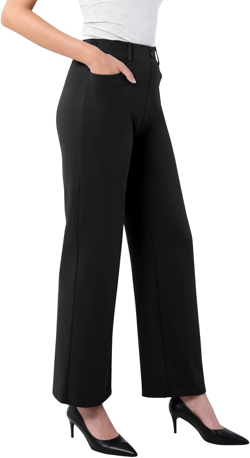 Womens Wide Leg Dress Pants