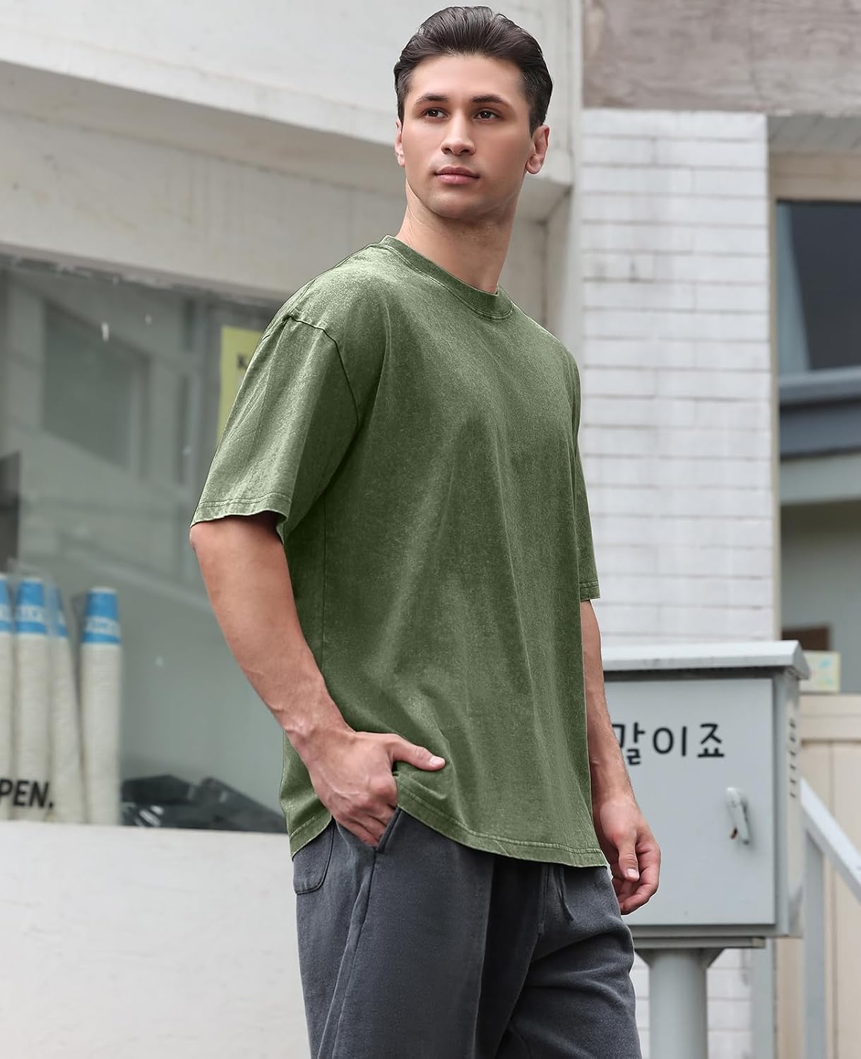 Womens Washed Vintage Oversized T-Shirt