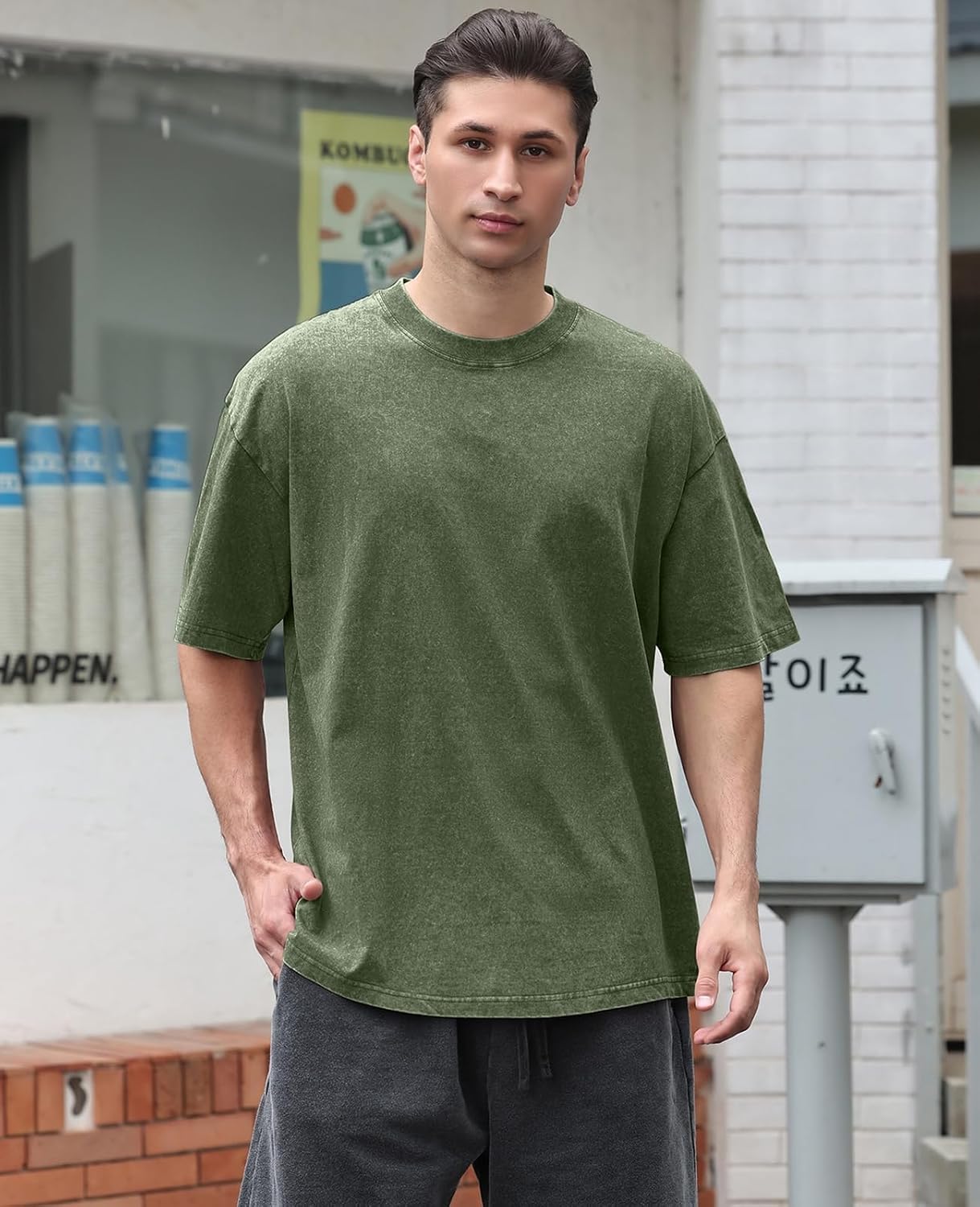 Womens Washed Vintage Oversized T-Shirt