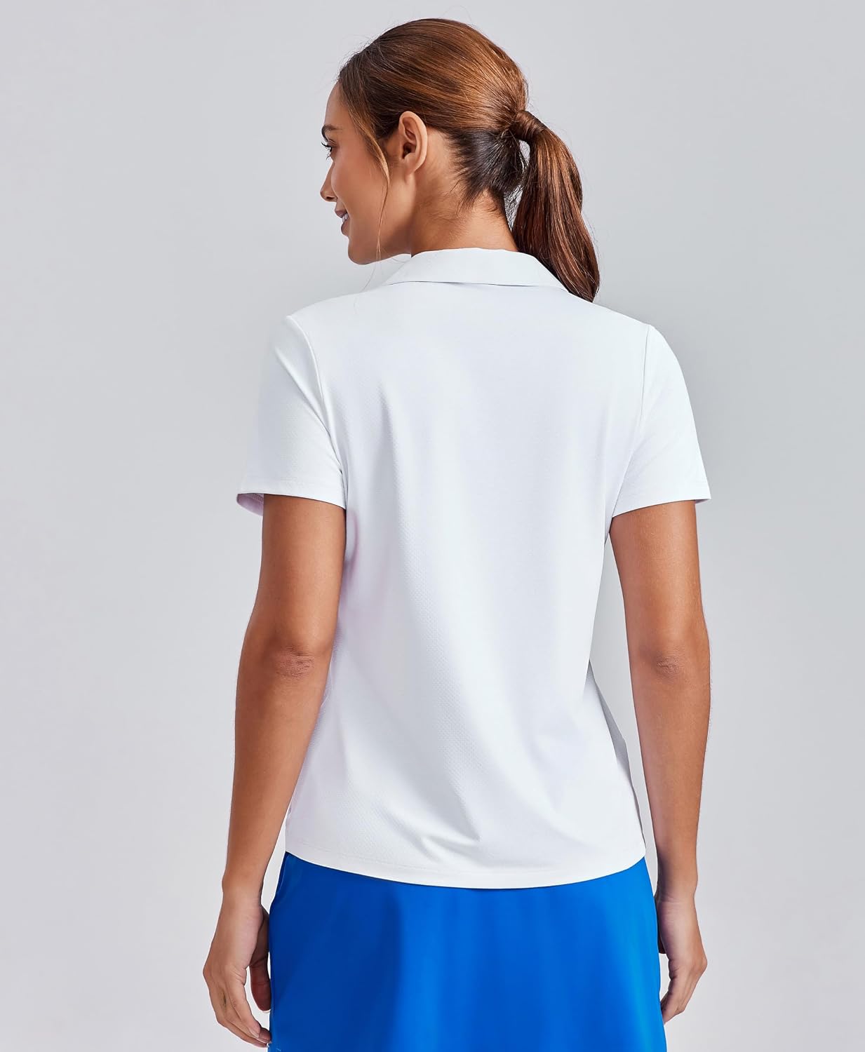 PINSPARK Womens Golf Shirt Short