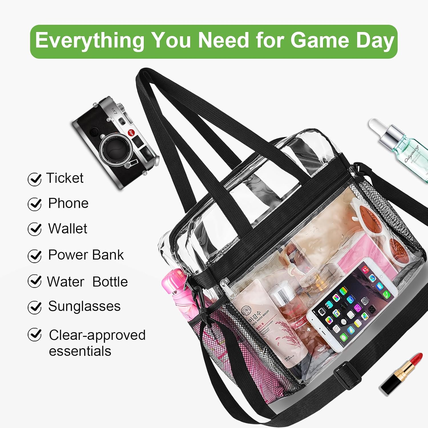 Oraben Clear Tote Bag Clear