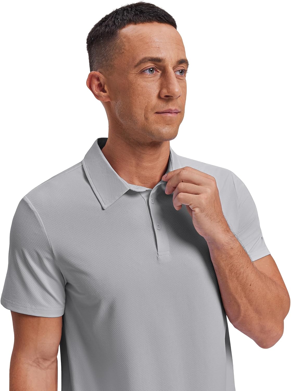 PINSPARK Men's Golf Polo Shirts