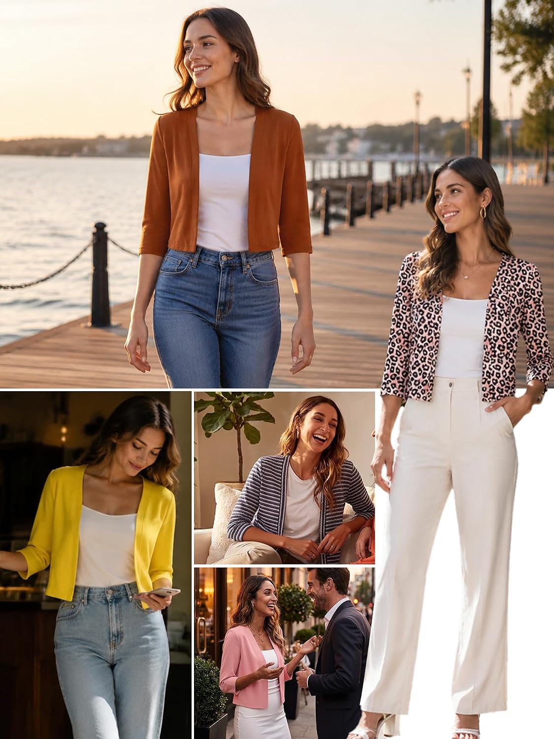 Heymoments Women's Thin Shrugs 3/4