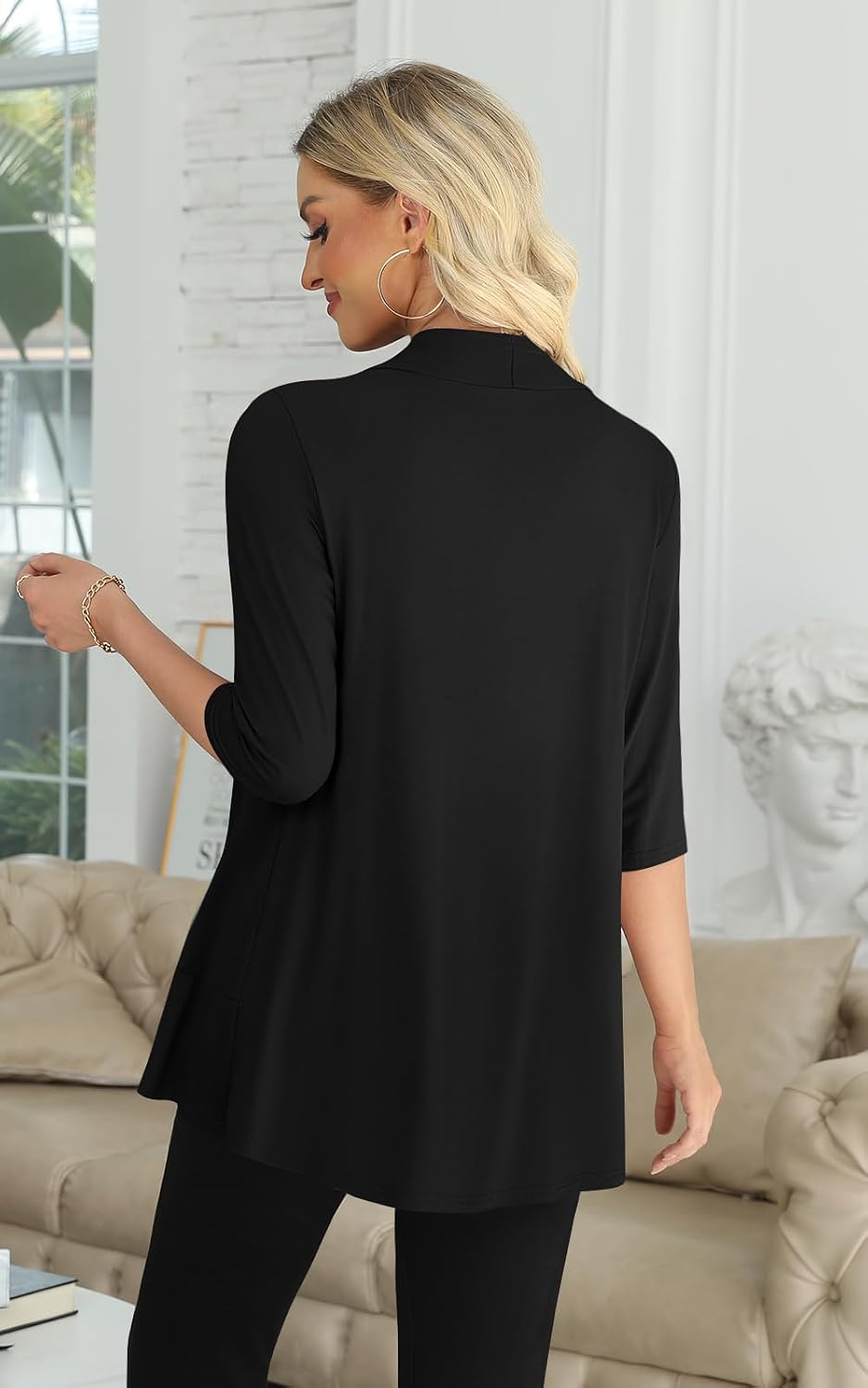 Yincro Womens Casual 3/4 Sleeve