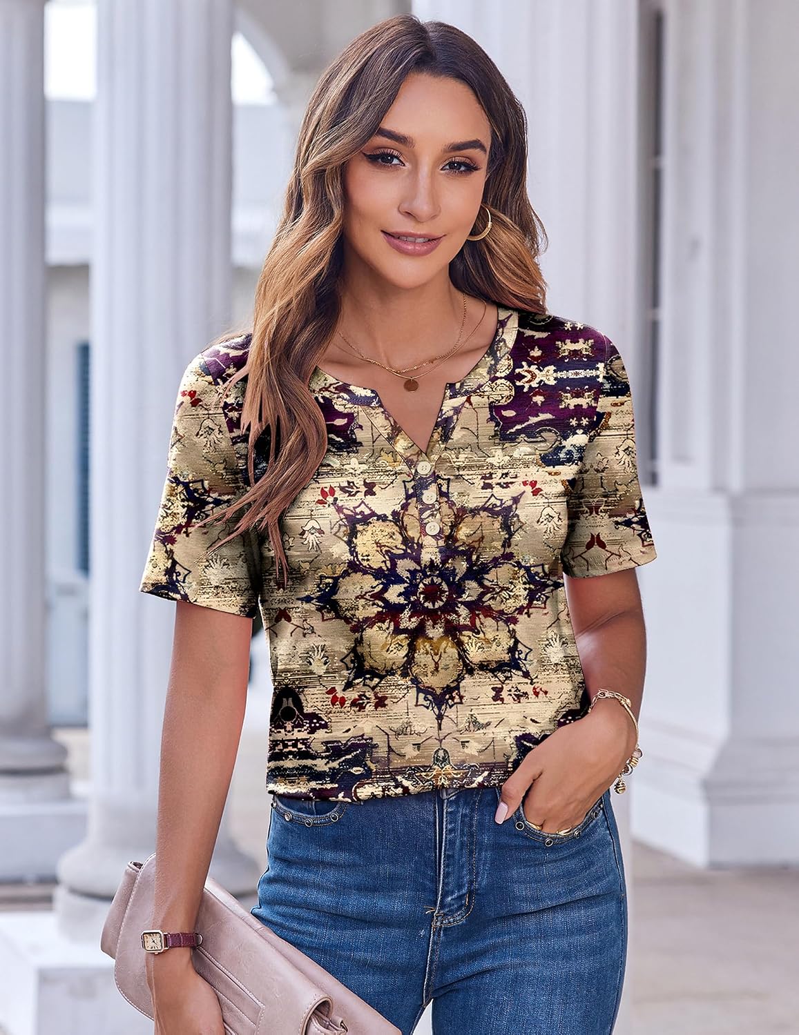 Zeagoo Womens Summer Tops Casual