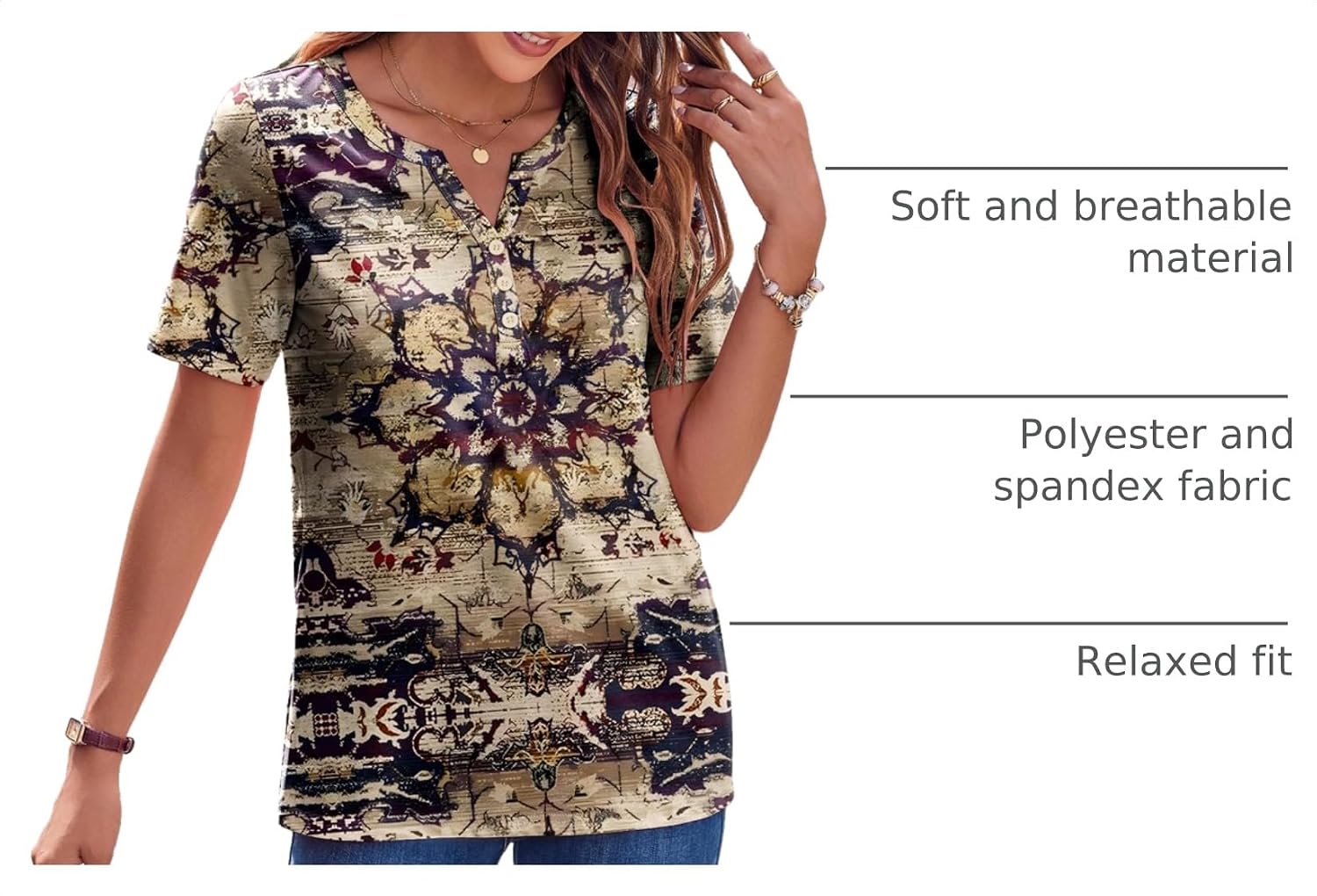 Zeagoo Womens Summer Tops Casual