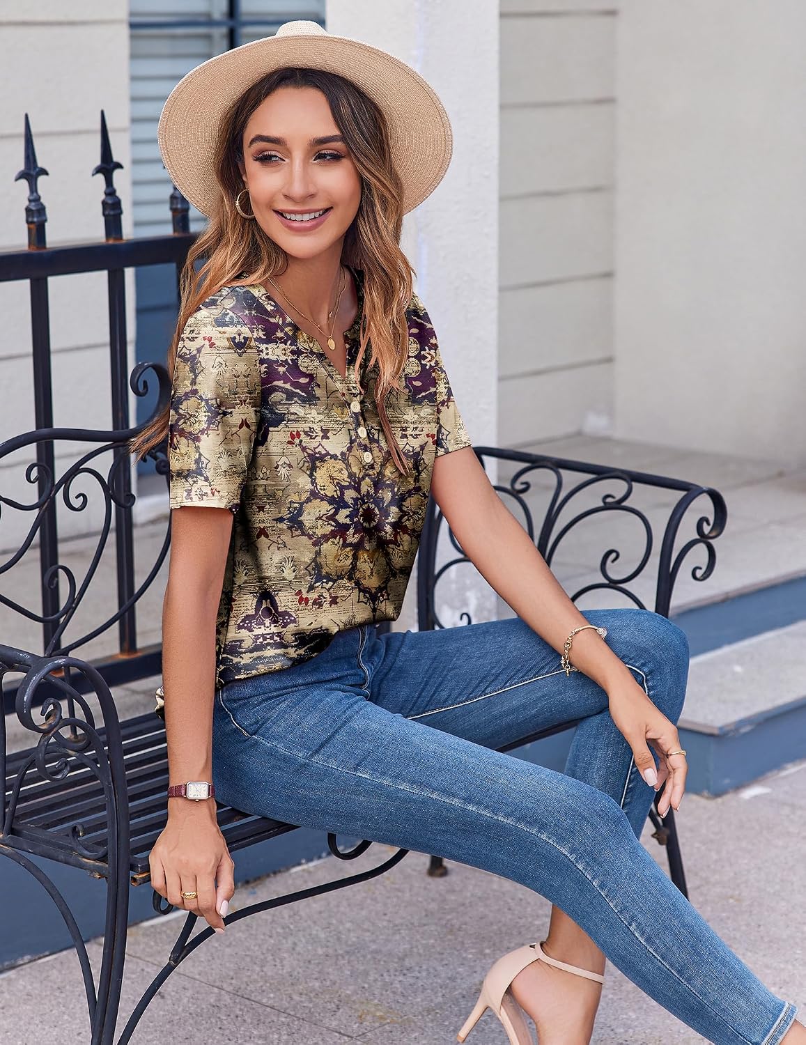 Zeagoo Womens Summer Tops Casual