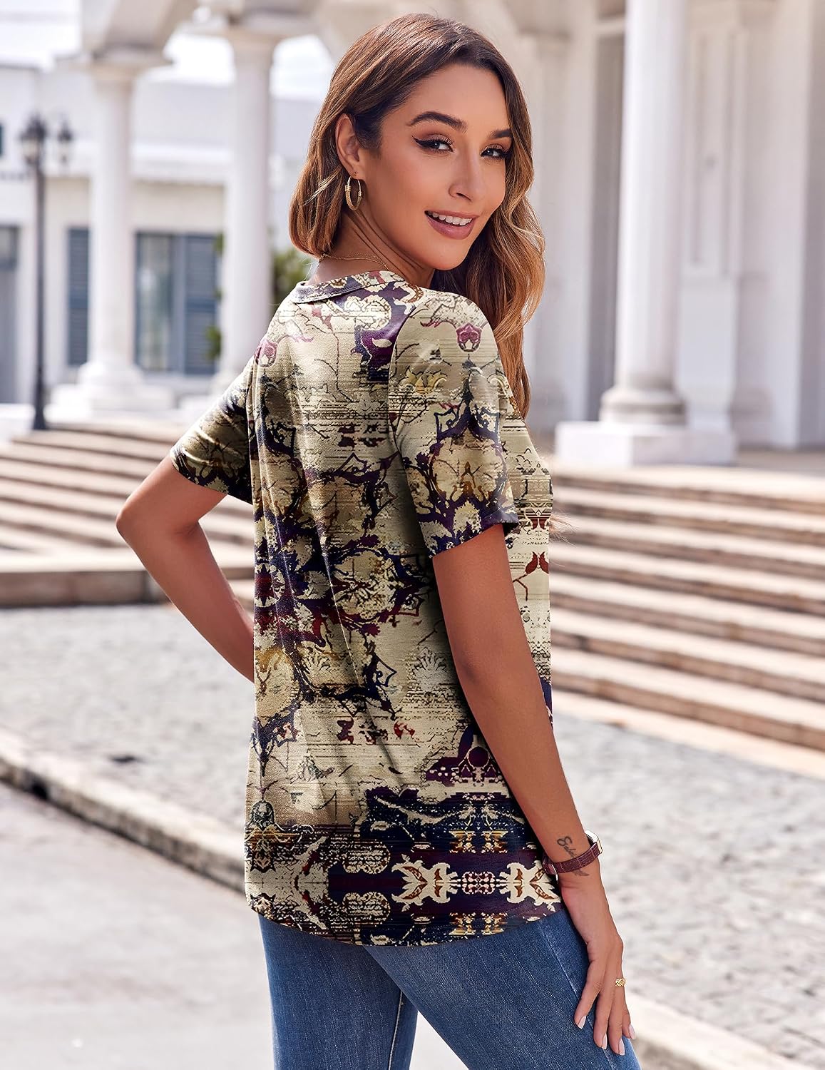 Zeagoo Womens Summer Tops Casual