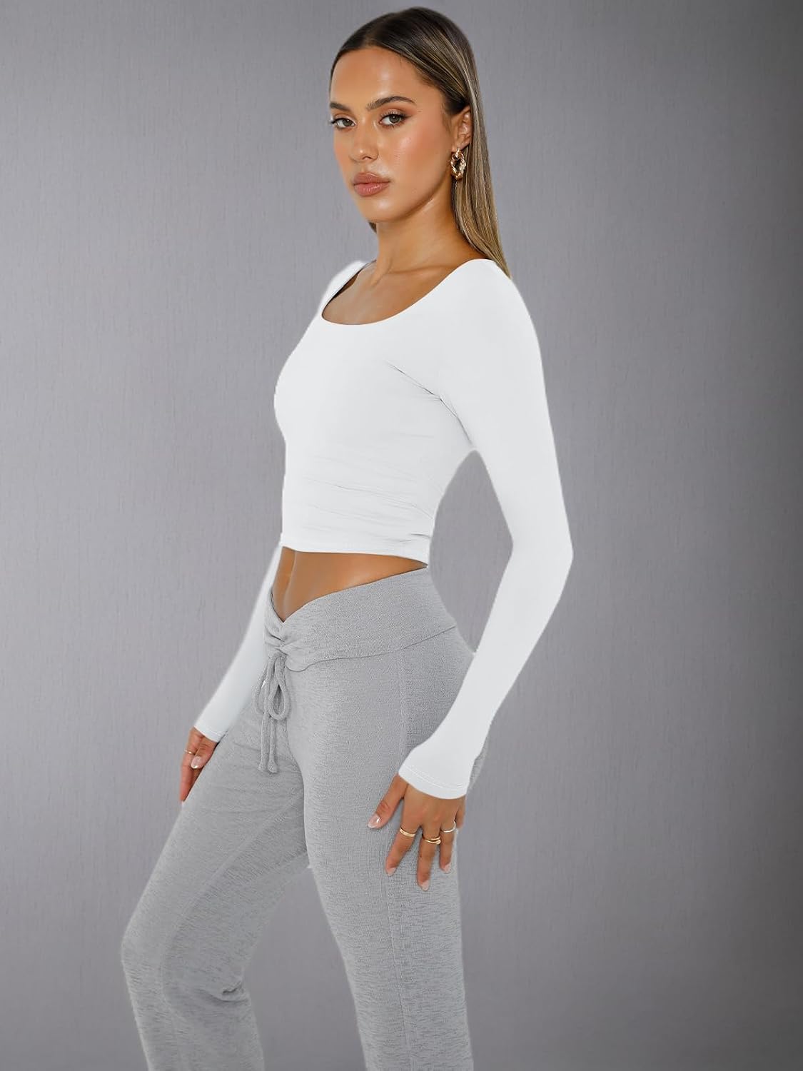 Trendy Queen Womens Square Neck