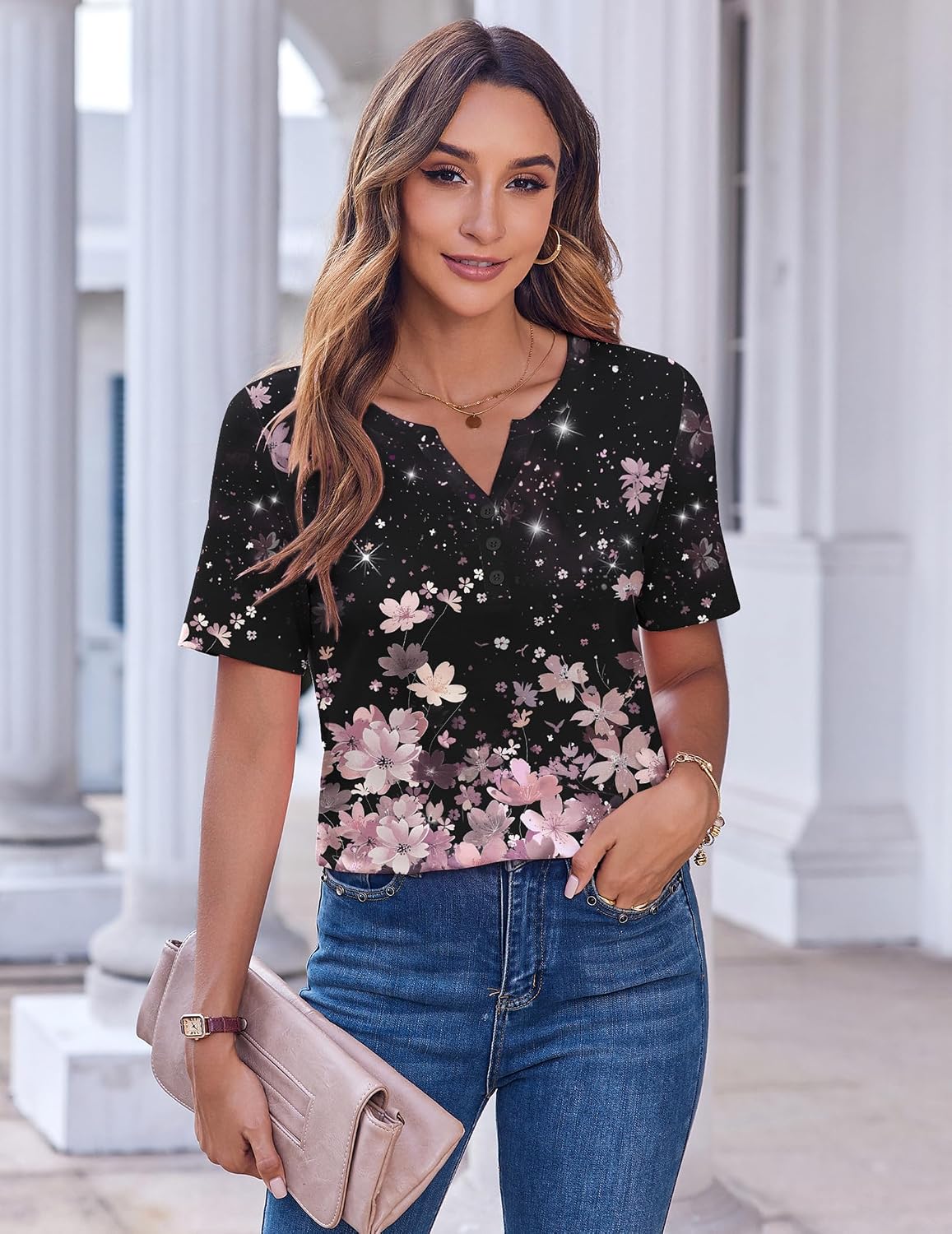 Zeagoo Womens Summer Tops Casual