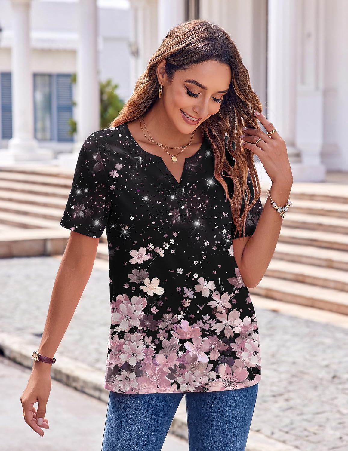 Zeagoo Womens Summer Tops Casual