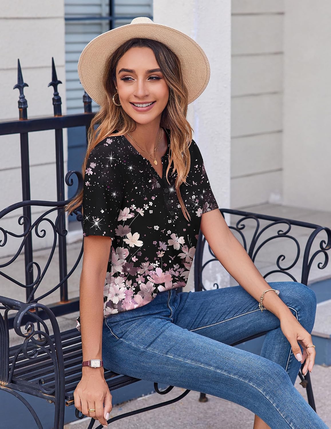 Zeagoo Womens Summer Tops Casual