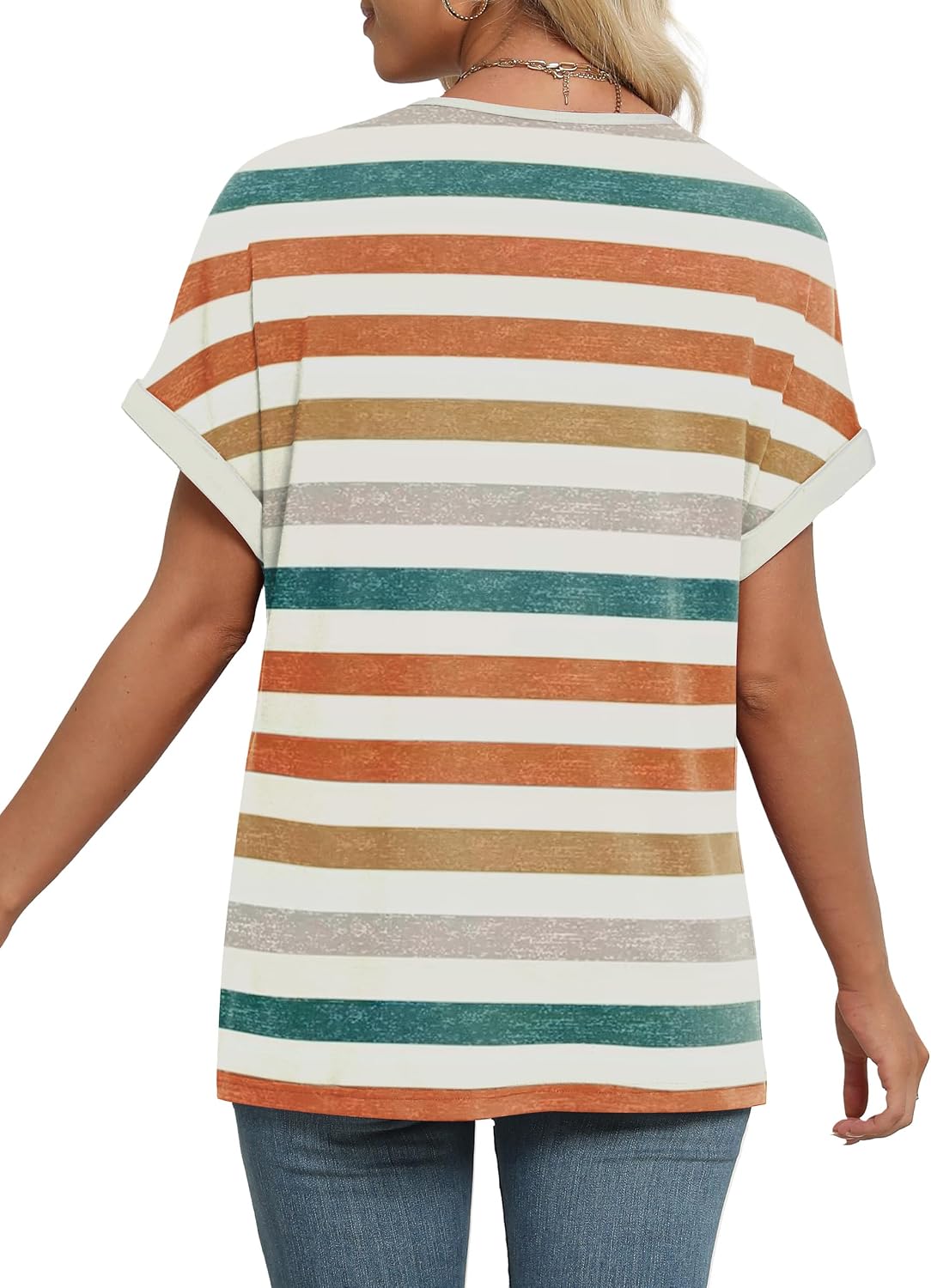WIHOLL Womens Summer Tops Short