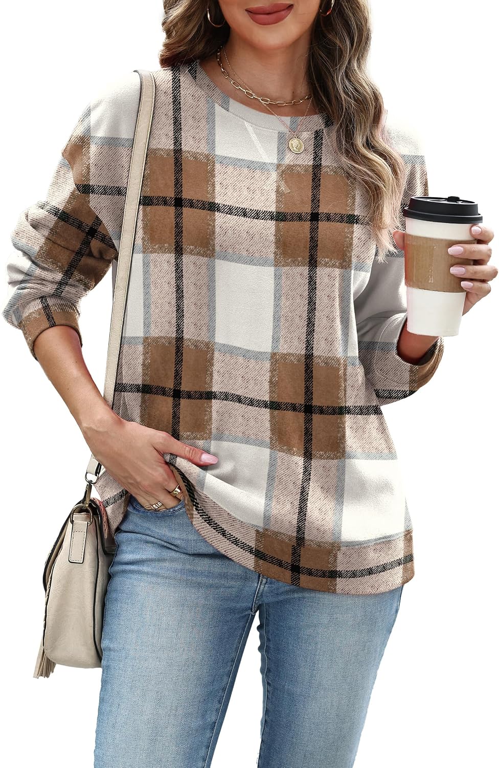 RUMIA Women's Crew Neck Sweatshirt