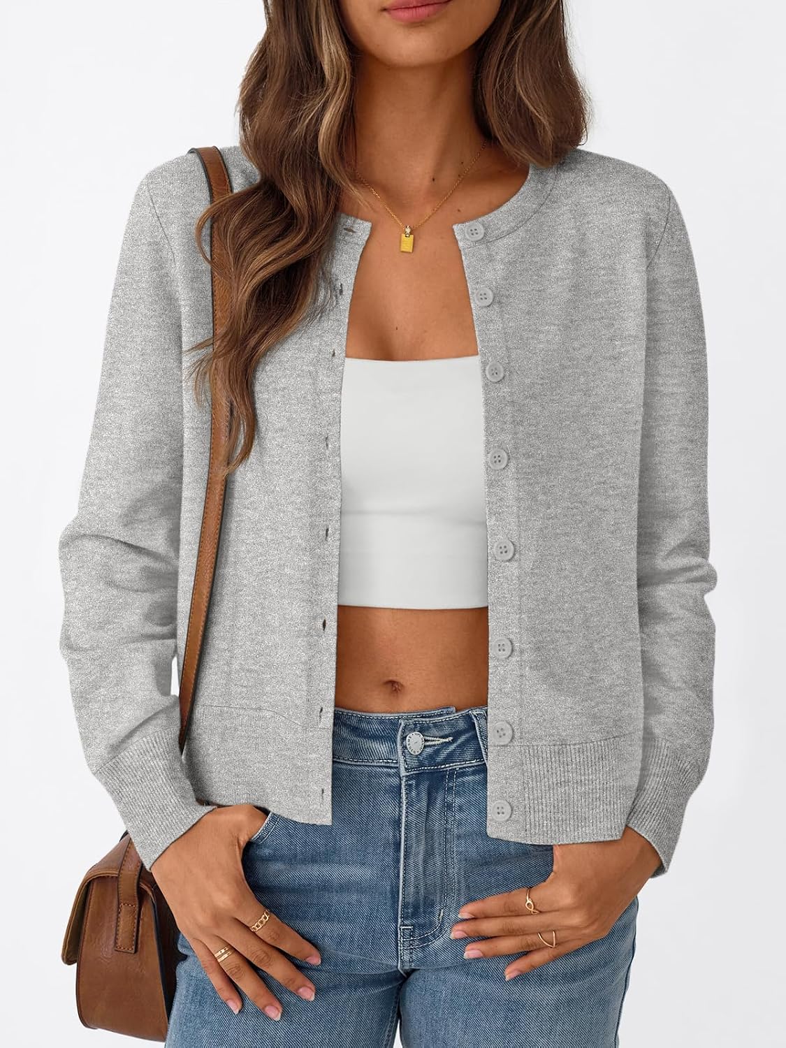 Trendy Queen Women's Lightweight Knit Cardigan - Image 2