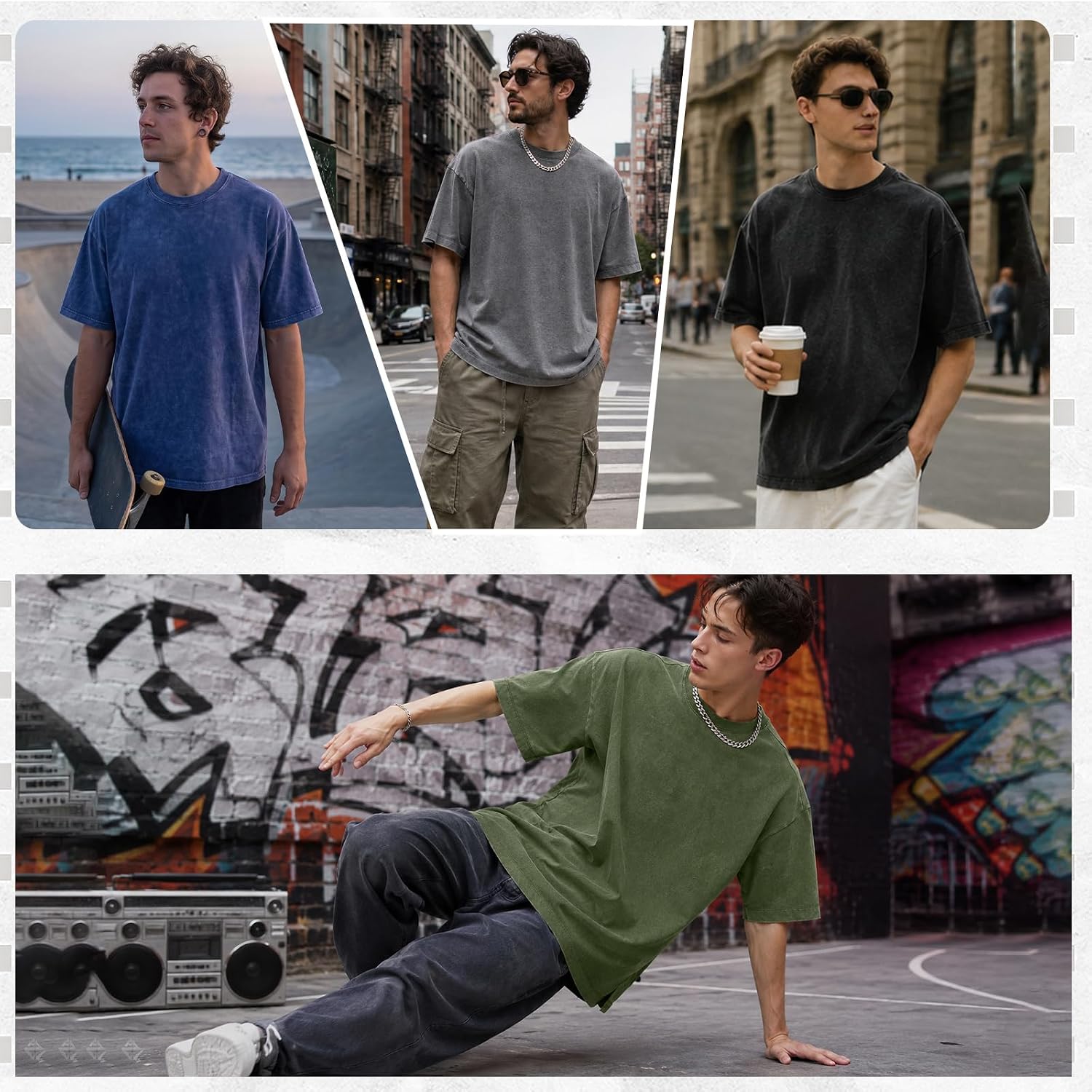 Men's Cotton T-Shirts Oversized Unisex