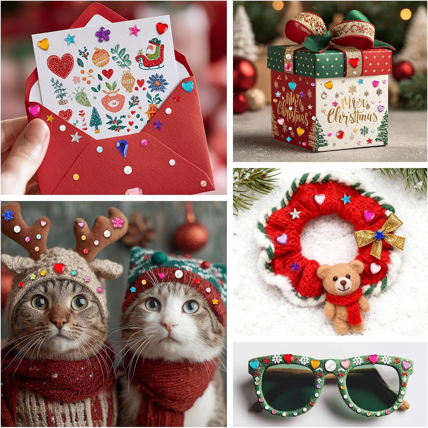 MYDBUYSOME 2774pcs Gem Stickers Jewels