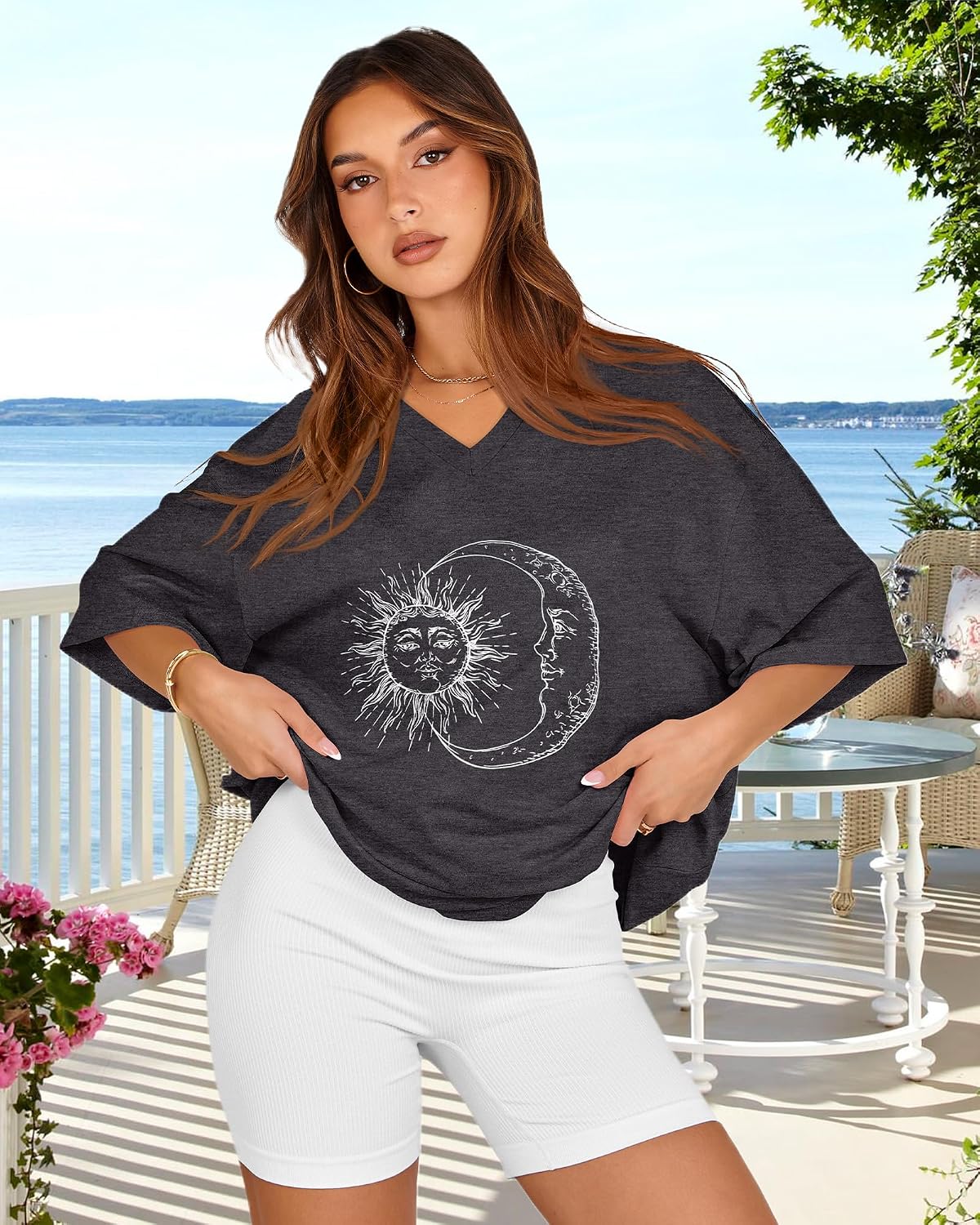 Oversized Tshirts for Women Graphic