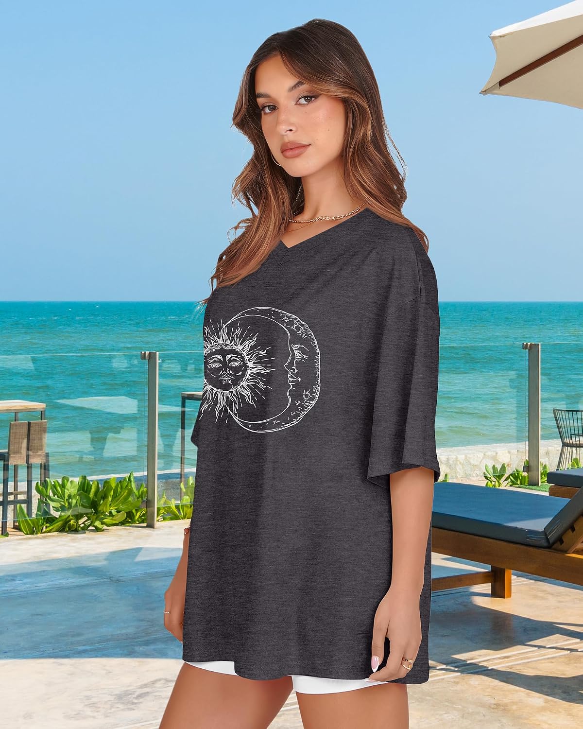 Oversized Tshirts for Women Graphic