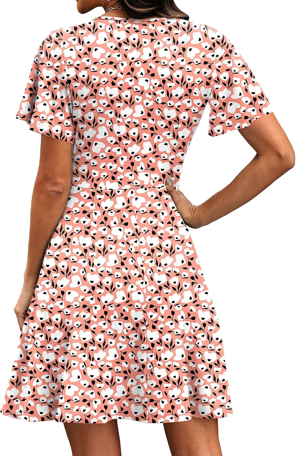 RUMIA Women Casual Dresses Wrap