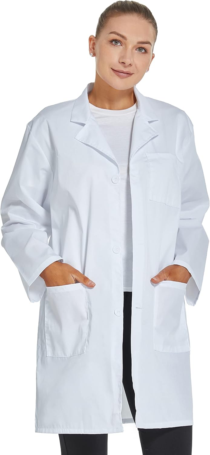 VOGRYE Womens Medical Lab Coat