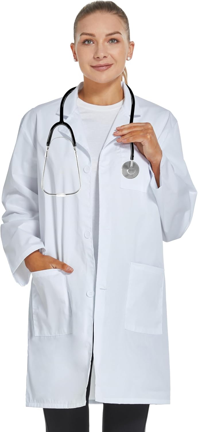 VOGRYE Womens Medical Lab Coat