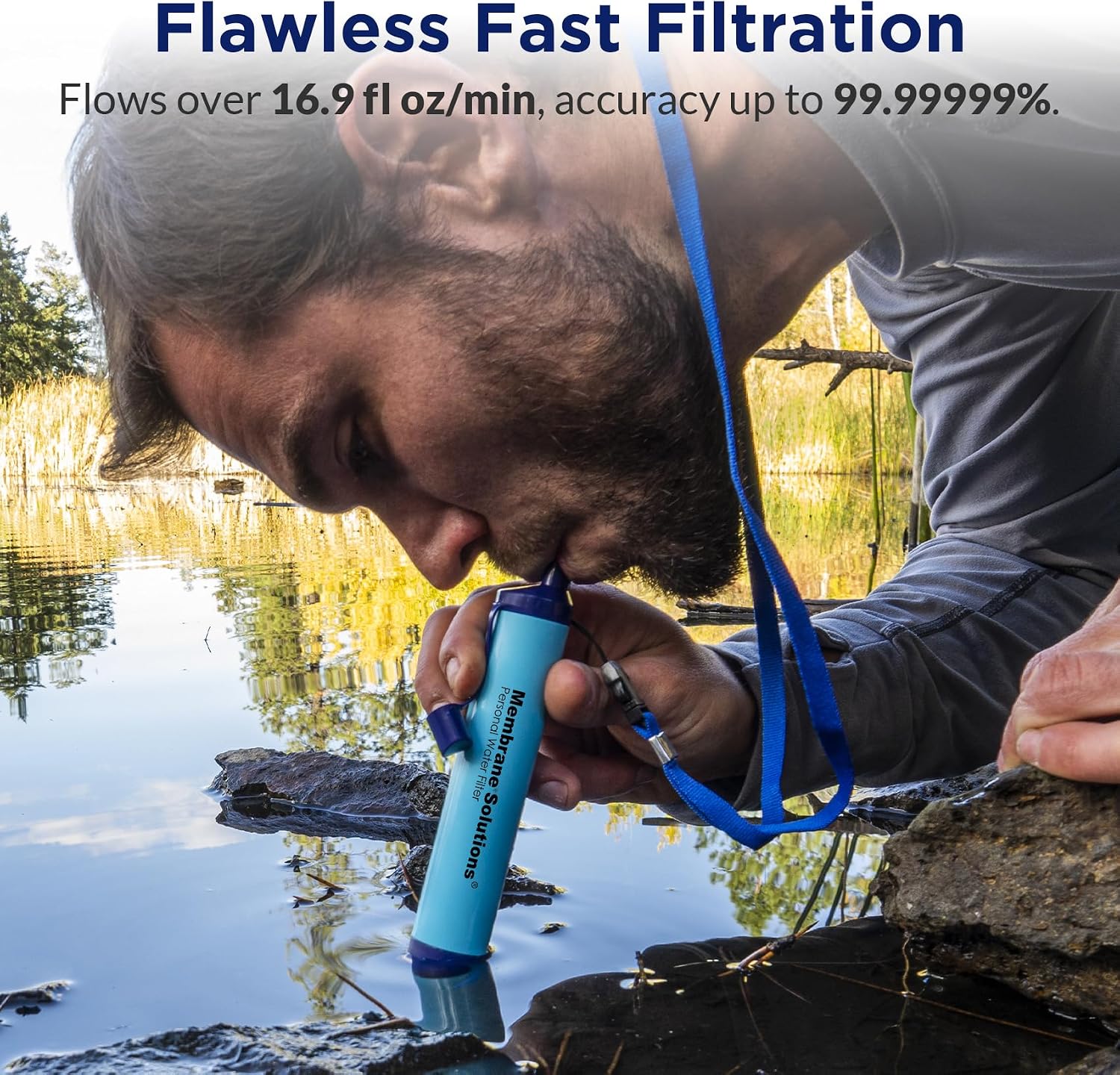 Membrane Solutions Personal Water Filter Straw S1 - Image 5