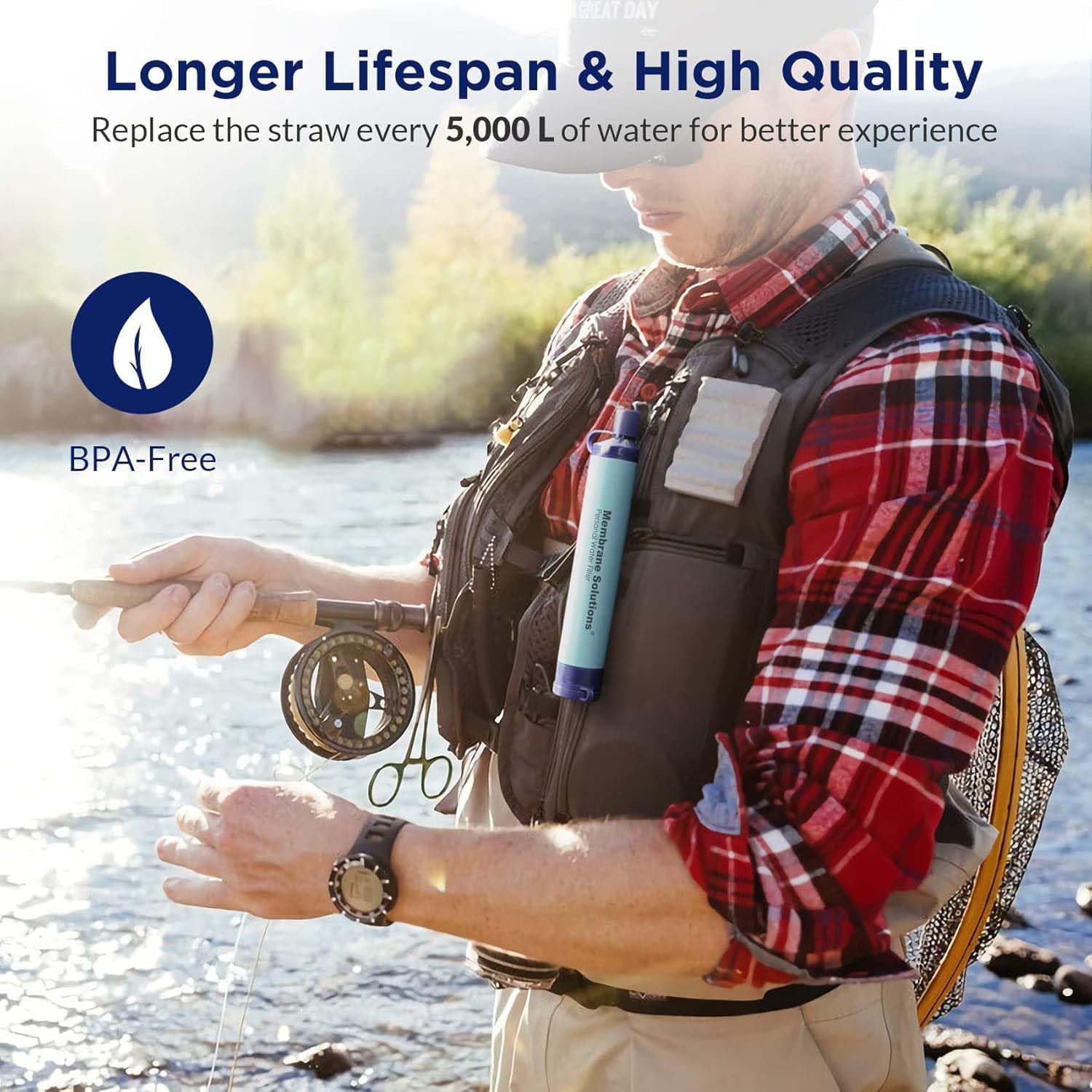 Membrane Solutions Personal Water Filter Straw S1 - Image 7