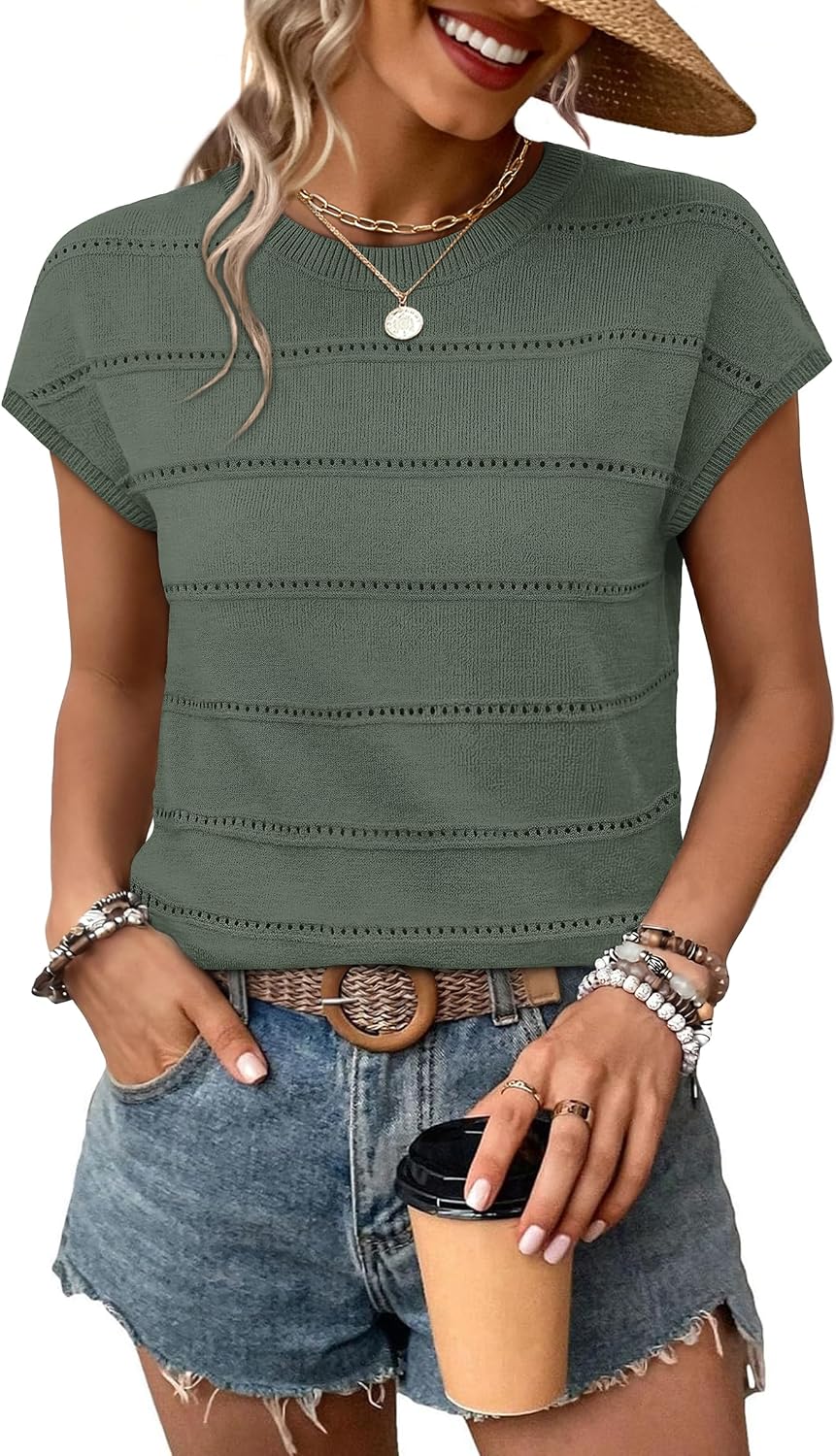 WIHOLL Womens Lightweight Sweater Spring