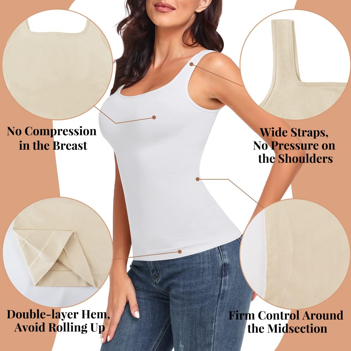 EUYZOU Women's Tummy Control Shapewear