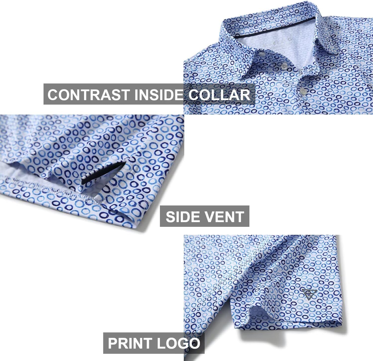 Golf Shirts for Men Dry