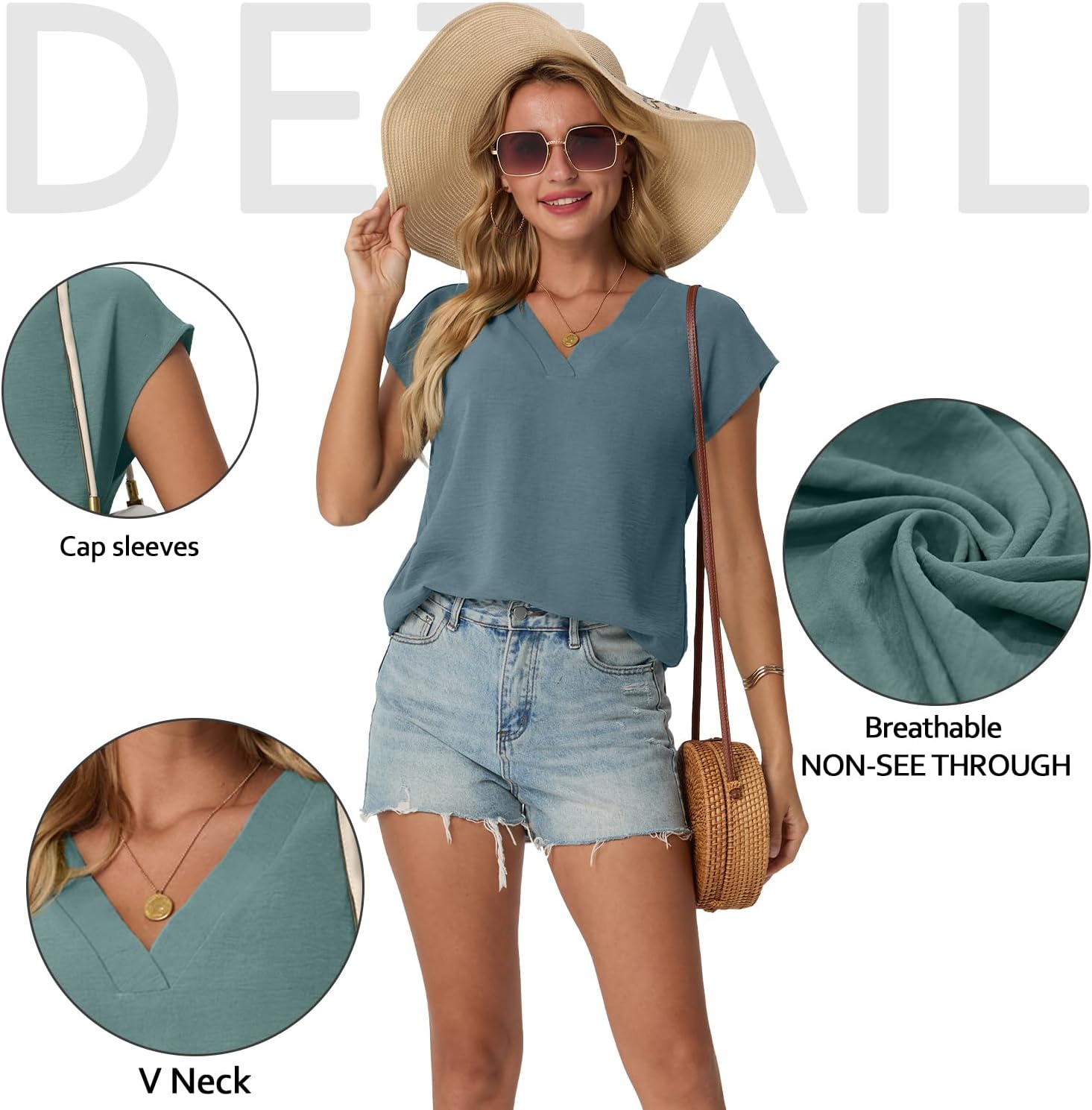 Lepunuo Womens Summer Tops Cap