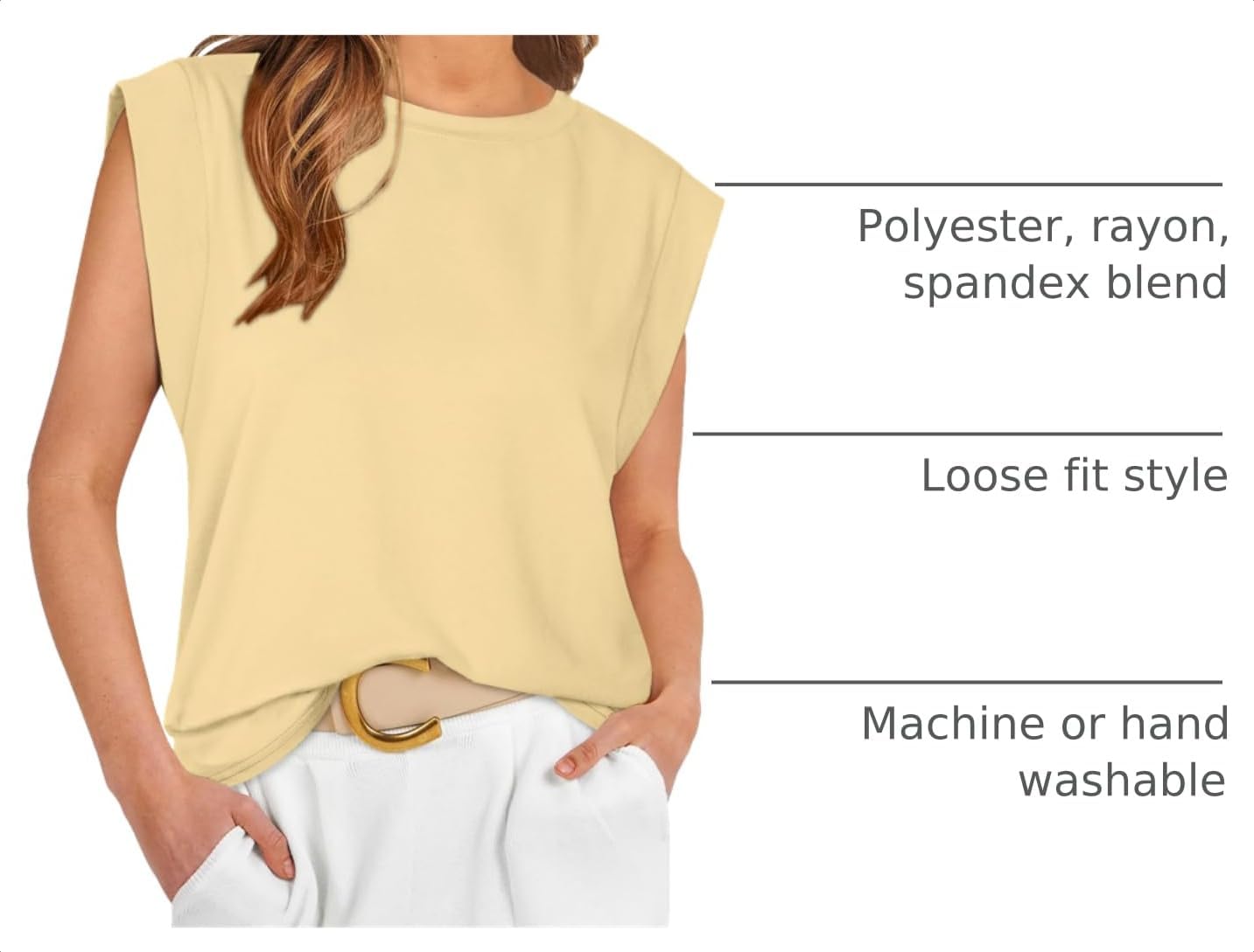 WIHOLL Cap Sleeve Tops