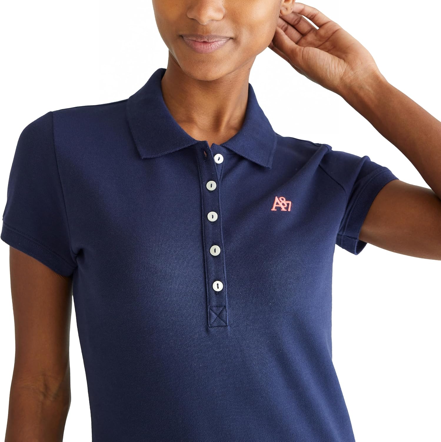 AEROPOSTALE Women's Aero Solid A87 Polo - Image 2