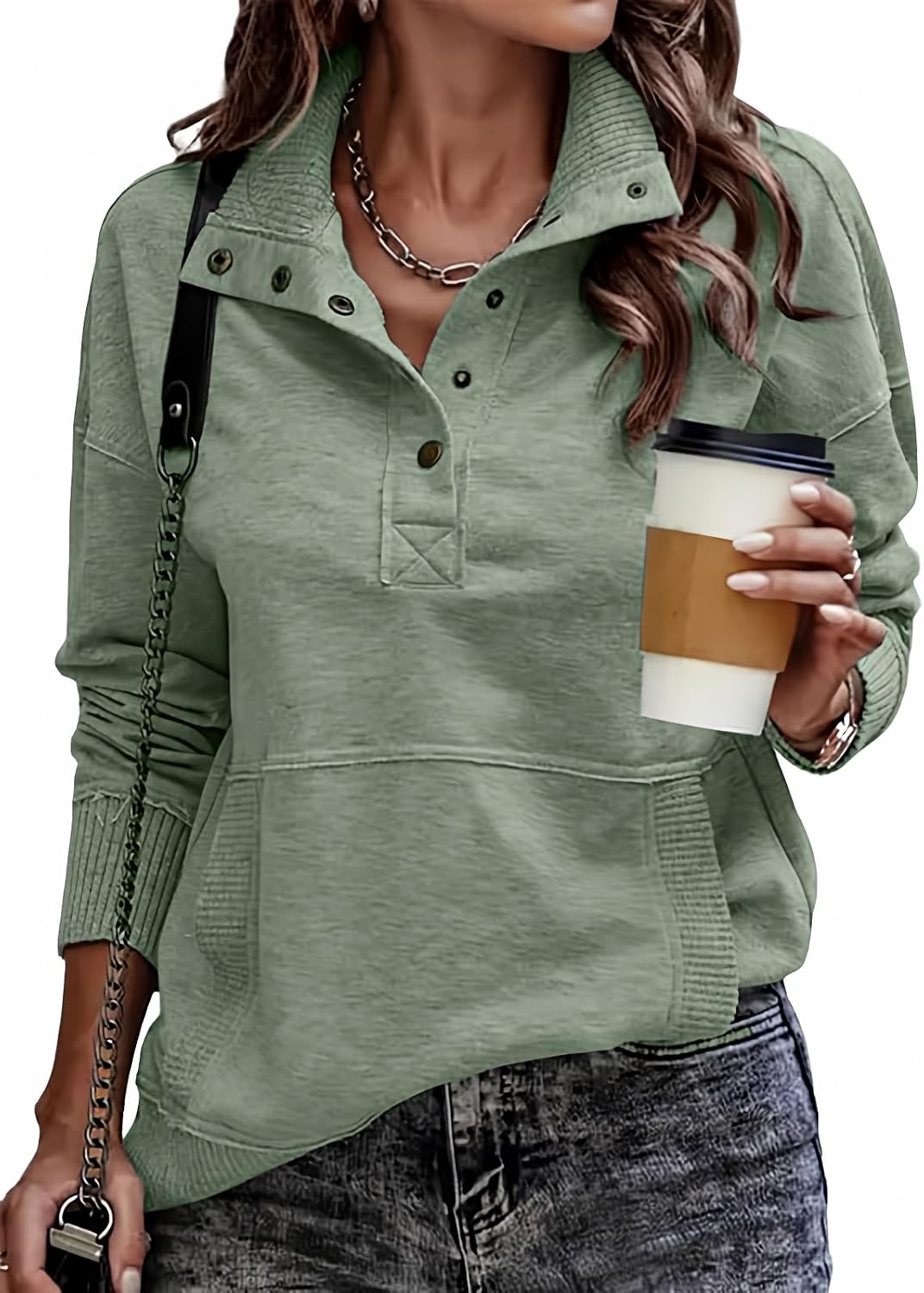 SHEWIN Women's Casual Long Sleeve