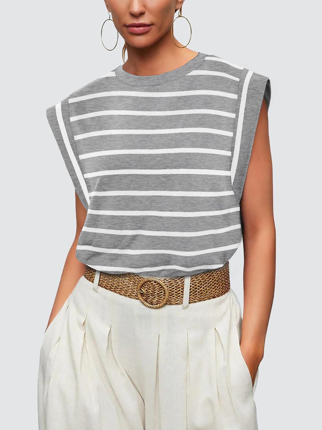 WIHOLL Cap Sleeve Tops
