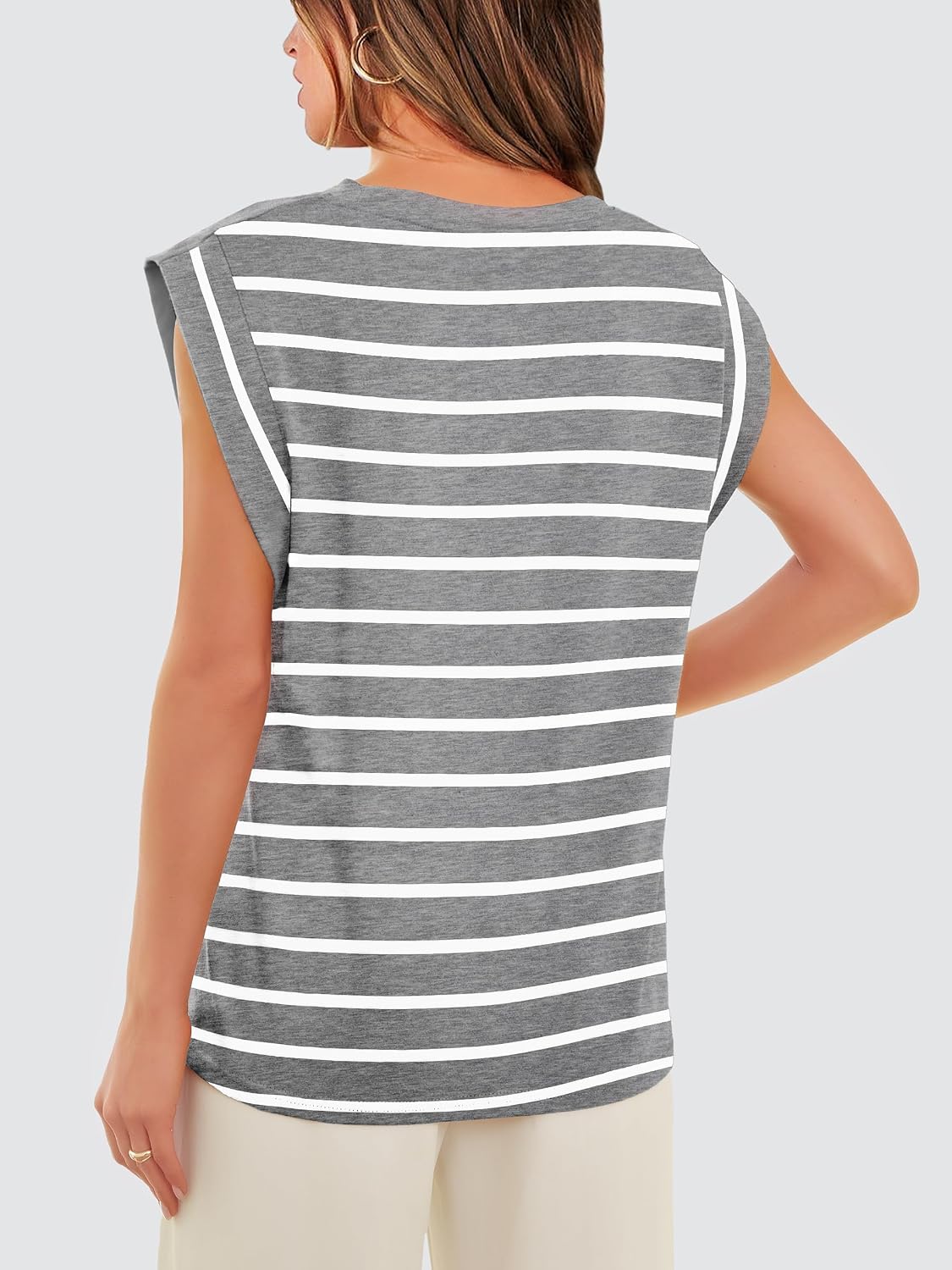 WIHOLL Cap Sleeve Tops