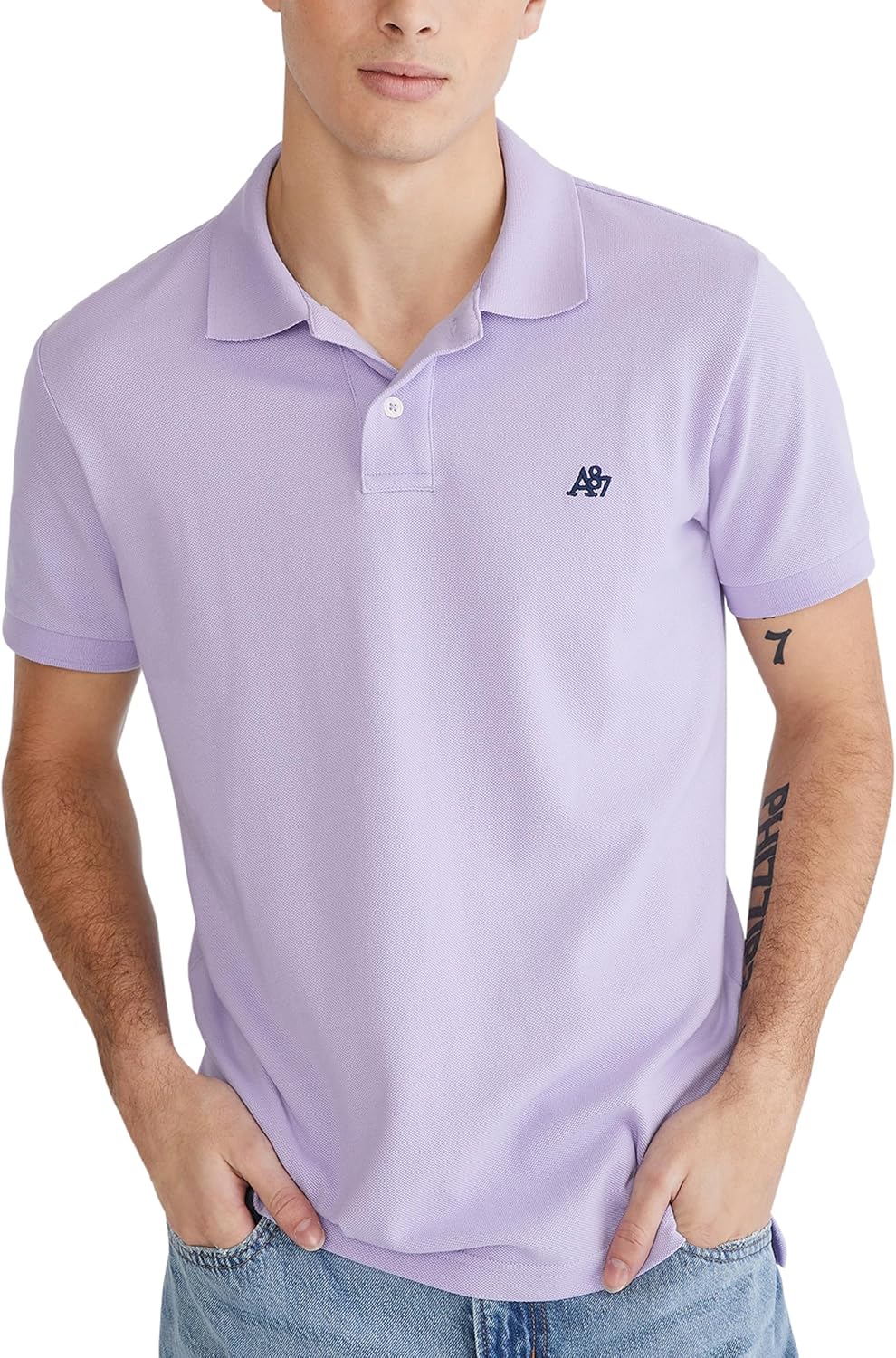 AEROPOSTALE Men's Aero Uniform Polo Short Sleeve