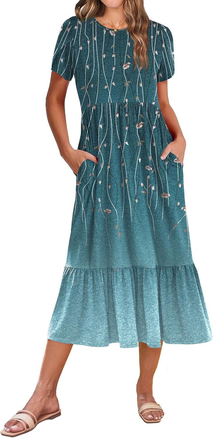 Zeagoo Women Summer Midi