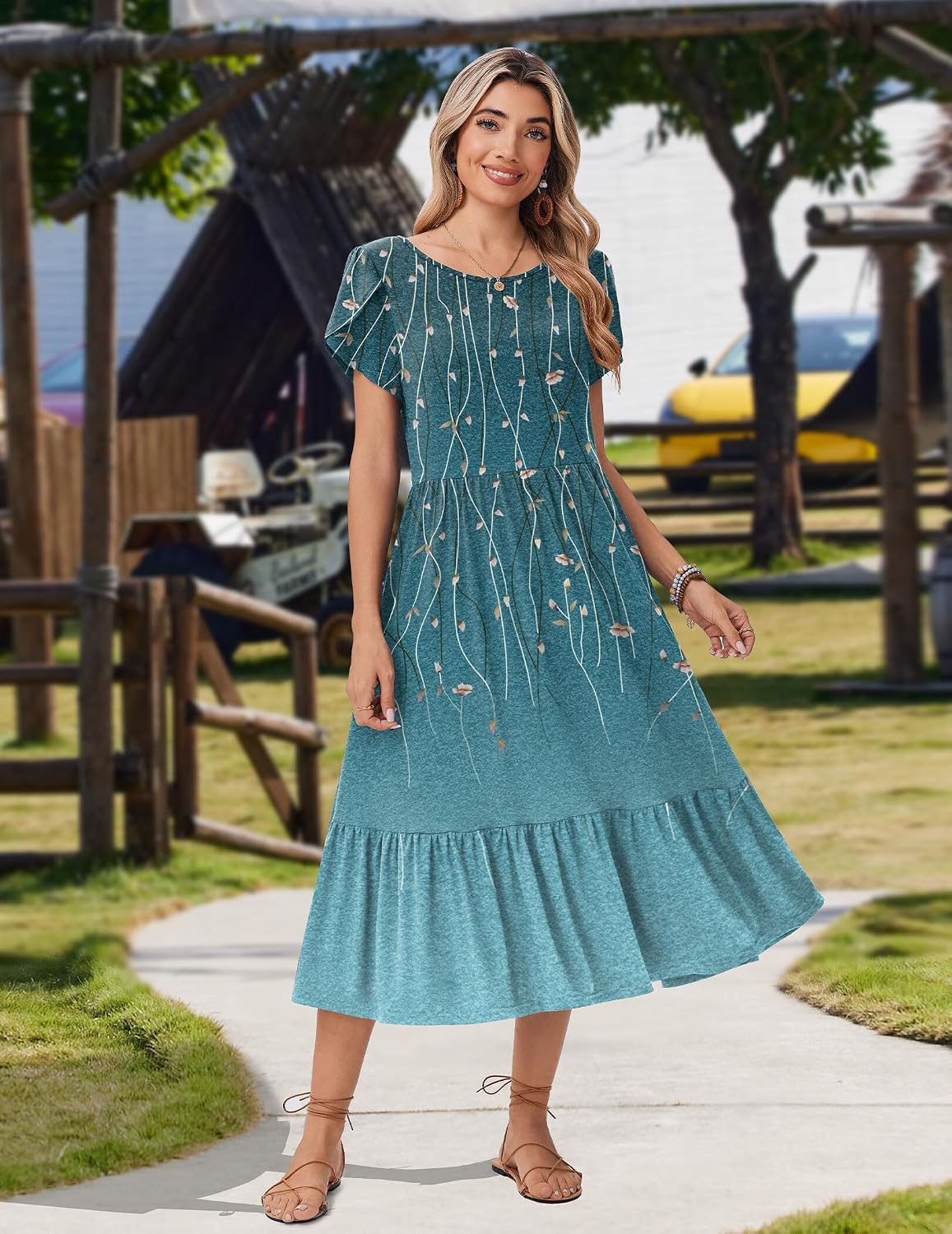 Zeagoo Women Summer Midi