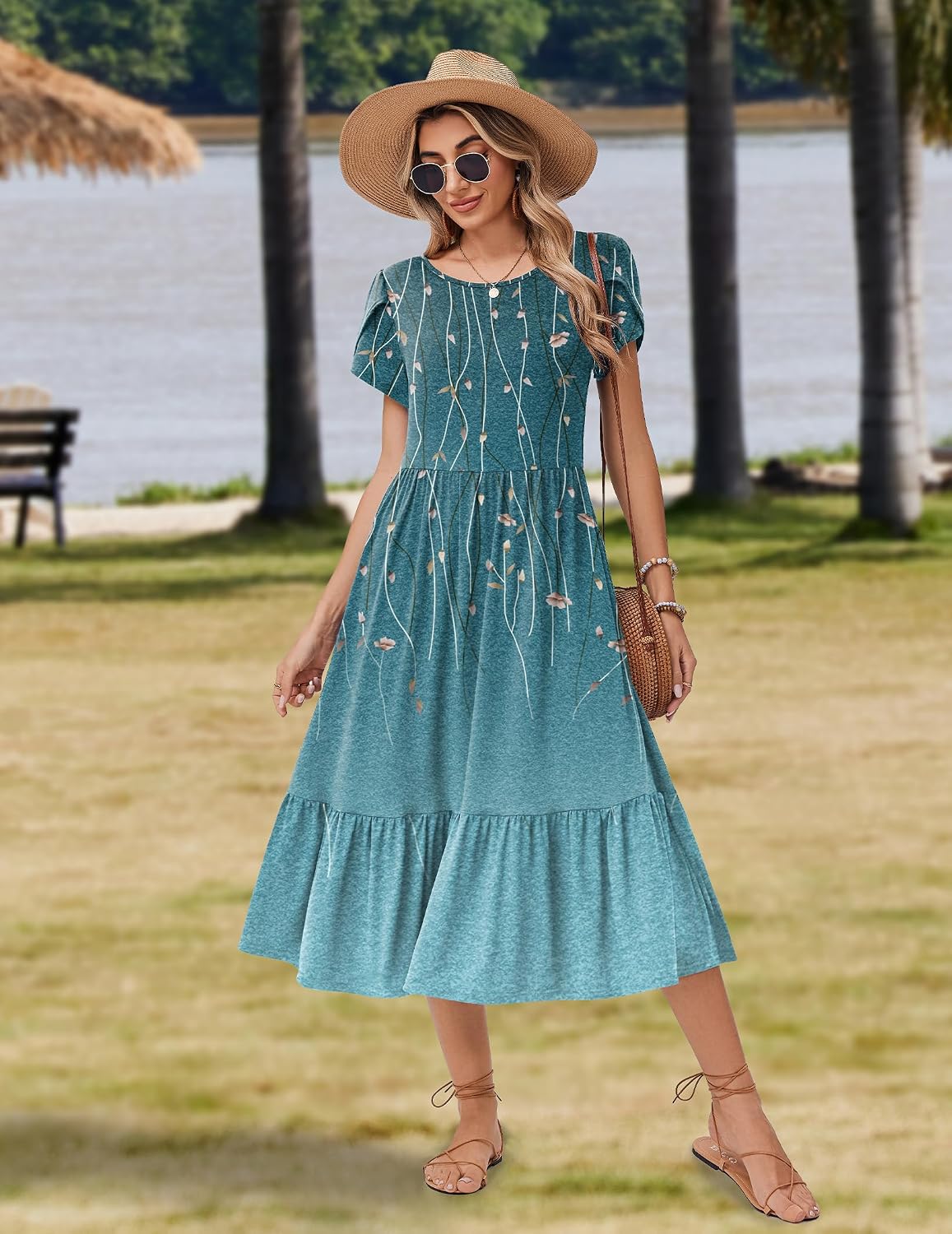 Zeagoo Women Summer Midi