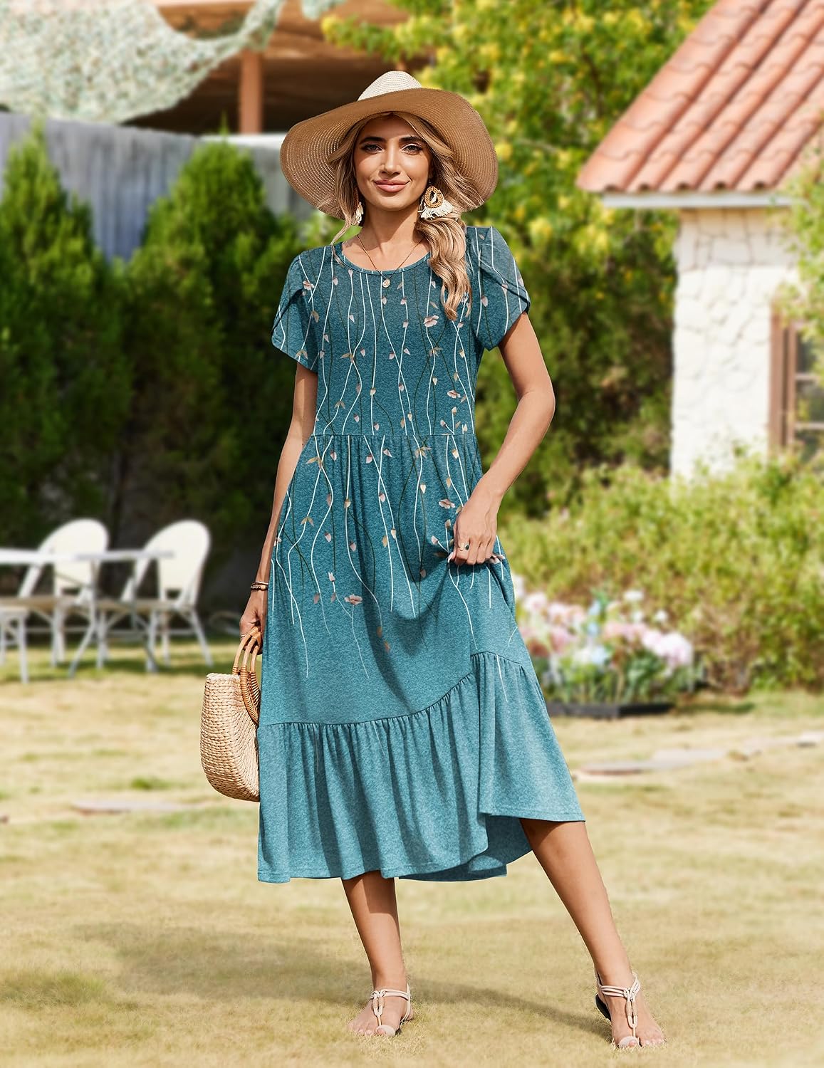 Zeagoo Women Summer Midi