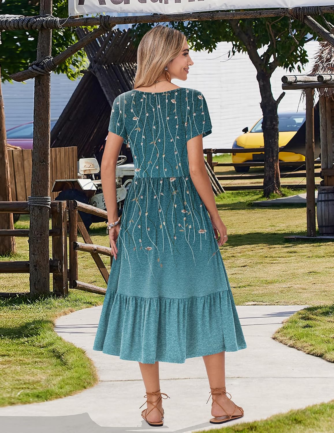 Zeagoo Women Summer Midi